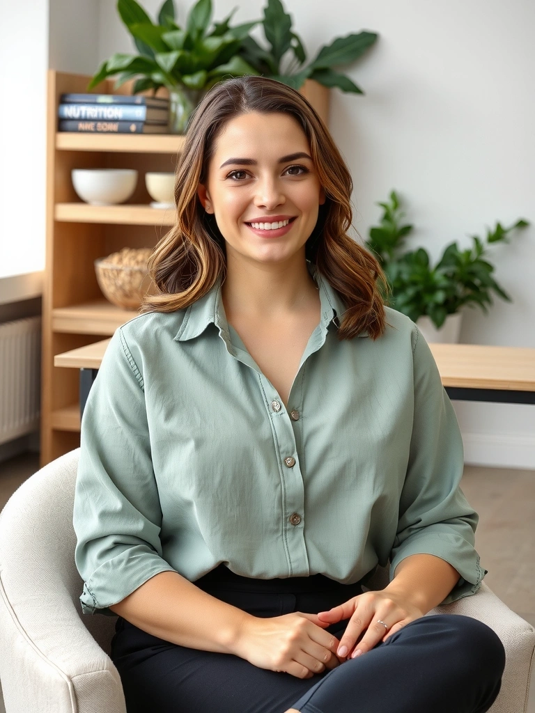 Sarah Weber, zertifizierte Ernährungsberaterin im Beratungsgespräch